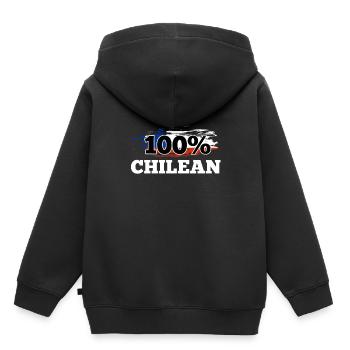 Chili - Sweat Premium à capuche enfant bio - noir - Dos - AI Model Kid Male (0cm)