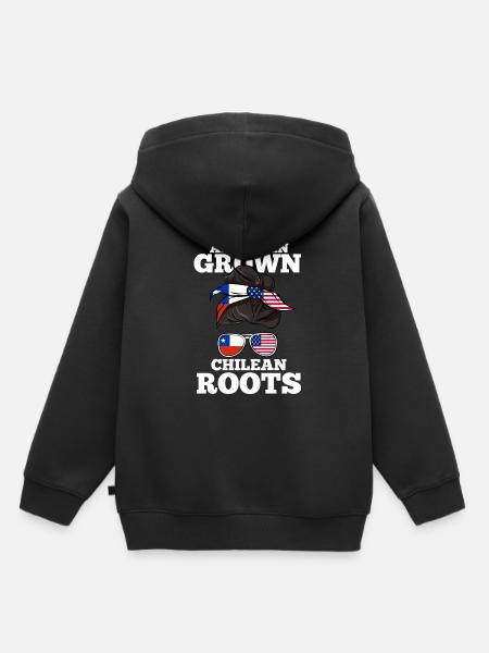 Chile - Kinder Premium Organic Hoodie - Schwarz