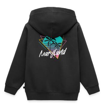 Maryland - Sweat Premium à capuche enfant bio - noir - Dos - AI Model Kid Male (0cm)