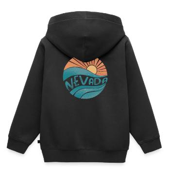 Nevada - Sweat Premium à capuche enfant bio - noir - Dos - AI Model Kid Male (0cm)