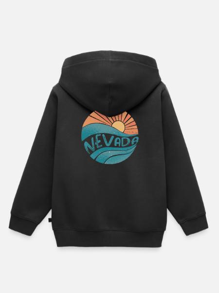Nevada - Kinder Premium Organic Hoodie - Schwarz