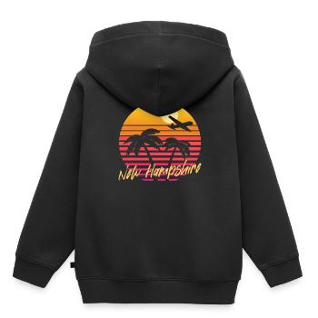 New Hampshire - Sweat Premium à capuche enfant bio - noir - Dos - AI Model Kid Male (0cm)