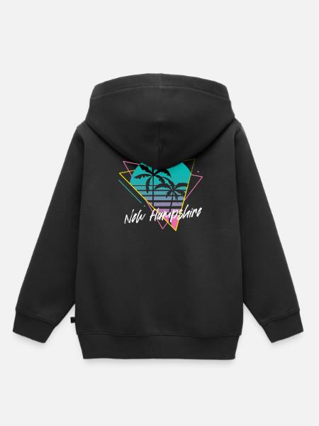 New Hampshire - Kinder Premium Organic Hoodie - Schwarz