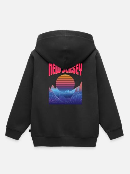 New Jersey - Kinder Premium Organic Hoodie - Schwarz