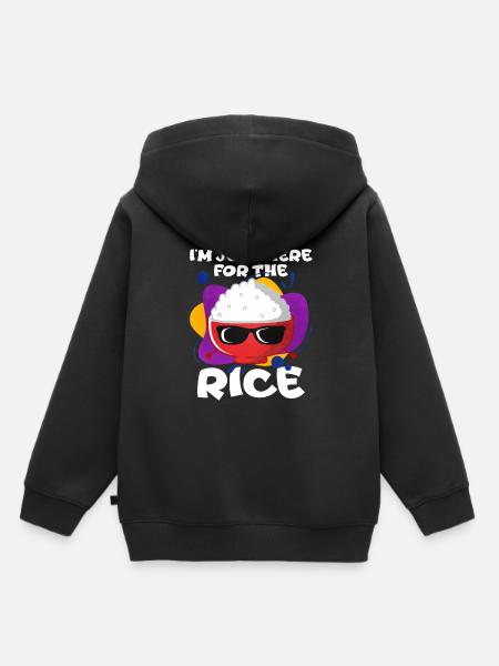 Reis - Kinder Premium Organic Hoodie - Schwarz