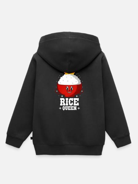 Reis - Kinder Premium Organic Hoodie - Schwarz