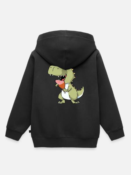 Schinken - Kinder Premium Organic Hoodie - Schwarz