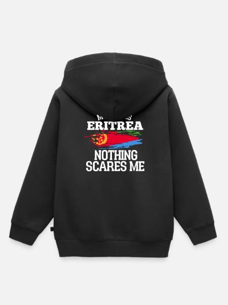 Eritrea Ehefrau - Kinder Premium Organic Hoodie - Schwarz