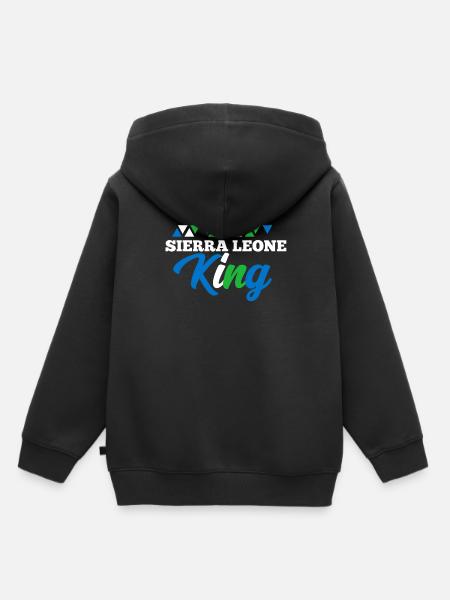 Sierra Leone - Kinder Premium Organic Hoodie - Schwarz