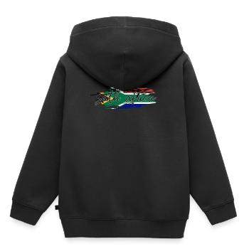 Afrique du Sud - Sweat Premium à capuche enfant bio - noir - Dos - AI Model Kid Male (0cm)