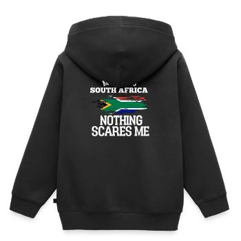 Afrique du Sud - Sweat Premium à capuche enfant bio - noir - Dos - AI Model Kid Male (0cm)