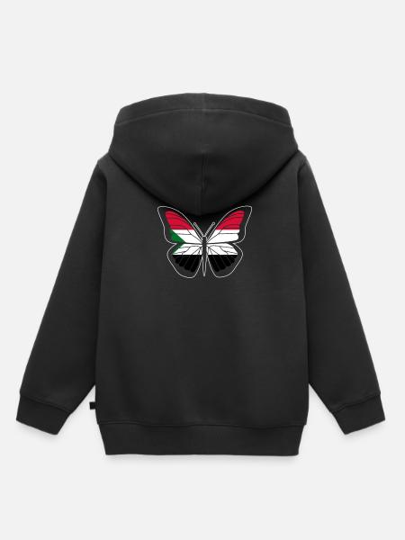 Sudan - Kinder Premium Organic Hoodie - Schwarz