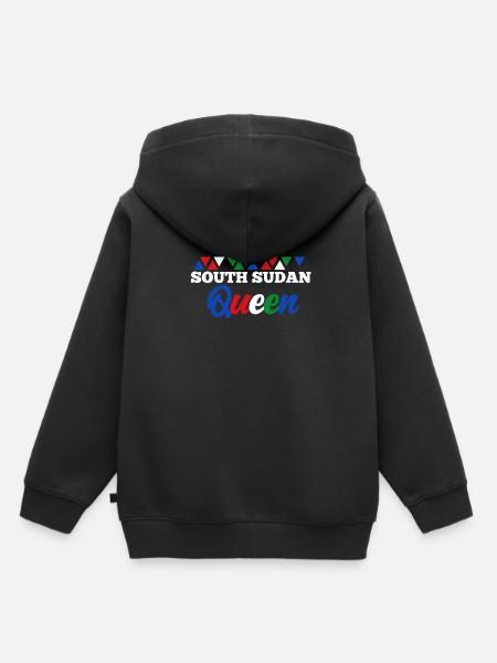 Südsudan - Kinder Premium Organic Hoodie - Schwarz