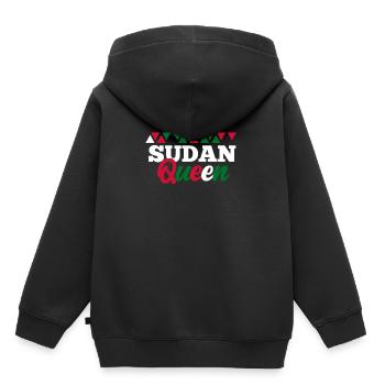 Sudan - Kids Premium Organic Hoodie - black - Back - AI Model Kid Male (0cm)
