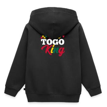 Togo - Sweat Premium à capuche enfant bio - noir - Dos - AI Model Kid Male (0cm)