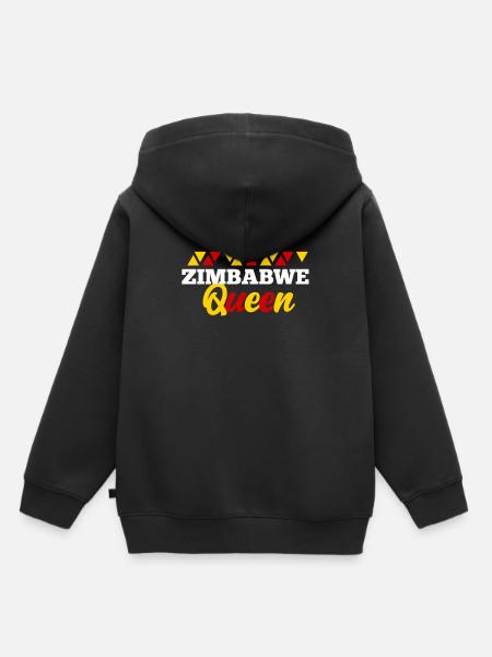 Simbabwe - Kinder Premium Organic Hoodie - Schwarz
