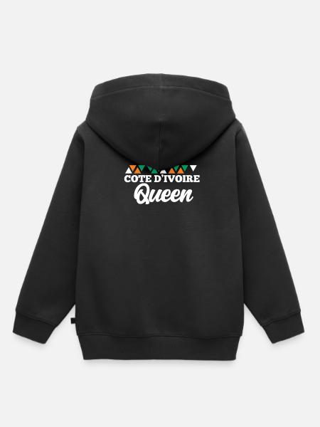 Elfenbeinküste - Kinder Premium Organic Hoodie - Schwarz