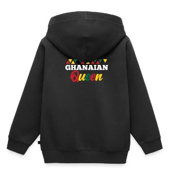 Ghana - Kids Premium Organic Hoodie - black - Back - AI Model Kid Male (0cm)
