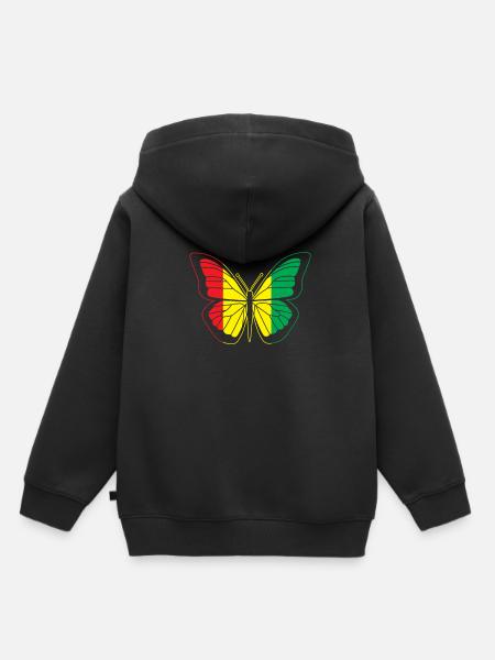 Guinea Flag - Kinder Premium Organic Hoodie - Schwarz