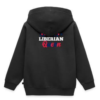 Libya - Kids Premium Organic Hoodie - black - Back - AI Model Kid Male (0cm)