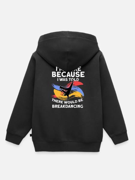 Breakdancing - Kinder Premium Organic Hoodie - Schwarz