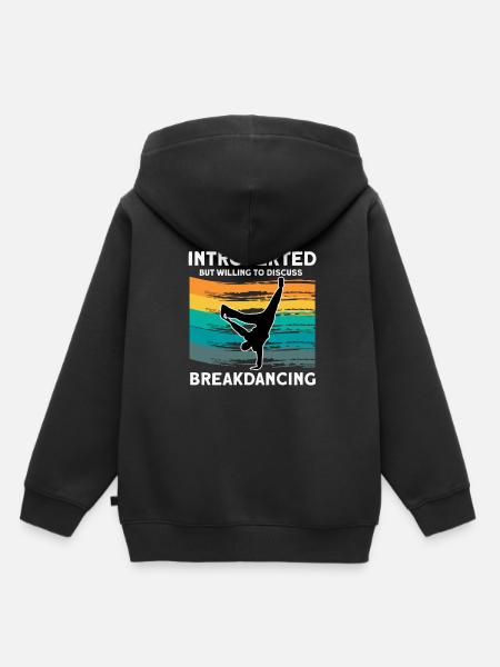 Breakdancing - Kinder Premium Organic Hoodie - Schwarz