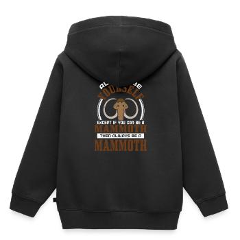 Mammut - Kinder Premium Organic Hoodie - Schwarz - Hinten - AI Model Kid Male (0cm)
