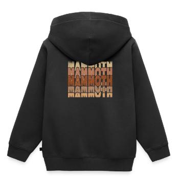 Mammouth - Sweat Premium à capuche enfant bio - noir - Dos - AI Model Kid Male (0cm)