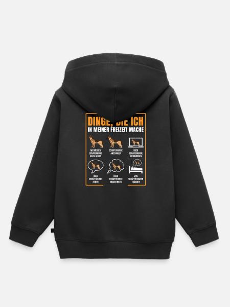 Schäferhund - Kinder Premium Organic Hoodie - Schwarz