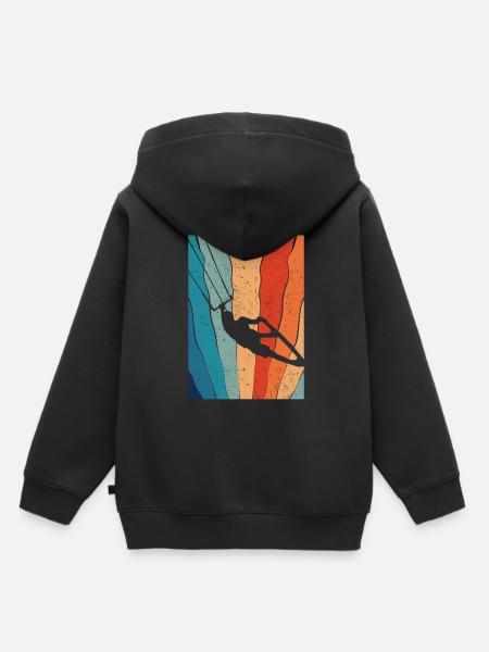Kitesurfing - Kinder Premium Organic Hoodie - Schwarz