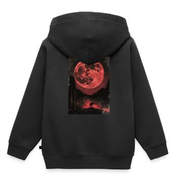 Der Blutmond Tarot - Kinder Premium Organic Hoodie - Schwarz - Hinten - AI Model Kid Male (0cm)