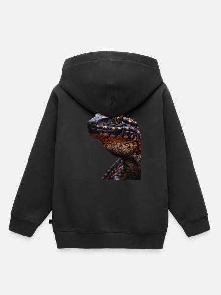 Salamander - Kinder Premium Organic Hoodie - Schwarz