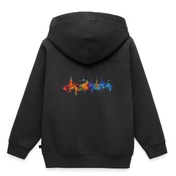 Meissen - Kids Premium Organic Hoodie - black - Back - AI Model Kid Male (0cm)