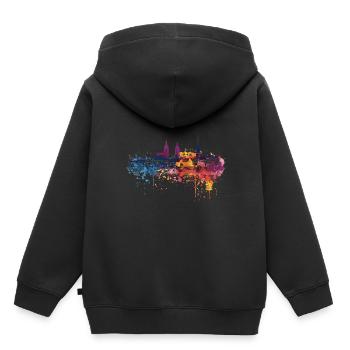 Menden (Sauerland) - Sweat Premium à capuche enfant bio - noir - Dos - AI Model Kid Male (0cm)