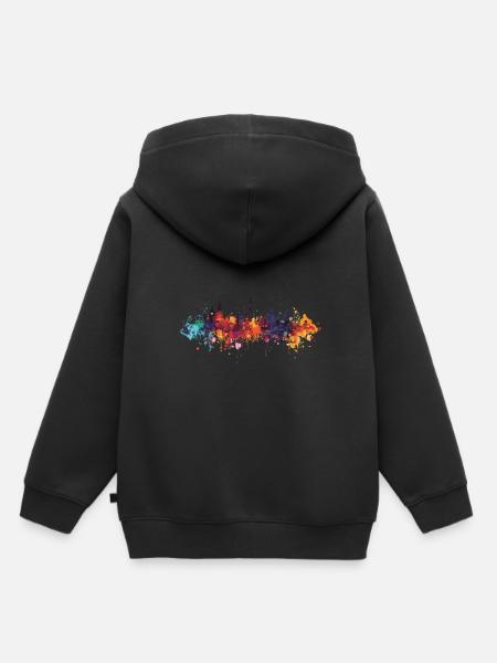 Neustadt am Rübenberge - Kinder Premium Organic Hoodie - Schwarz