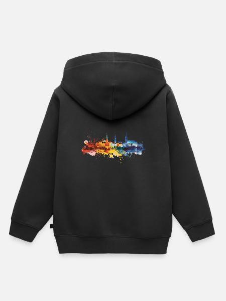 Rastatt - Kinder Premium Organic Hoodie - Schwarz