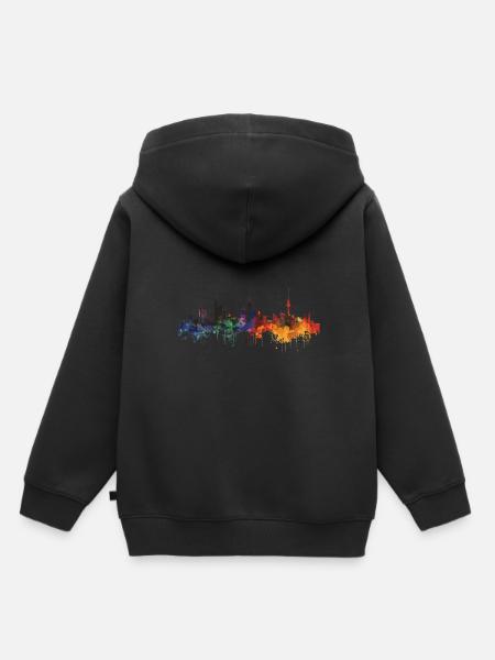 Suhl - Kinder Premium Organic Hoodie - Schwarz
