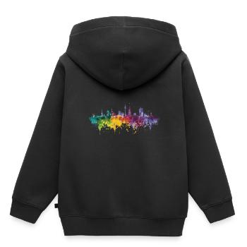 Brandenburg an der Havel - Kinder Premium Organic Hoodie - Schwarz - Hinten - AI Model Kid Male (0cm)
