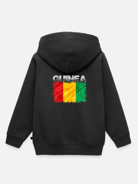 Guinea - Kinder Premium Organic Hoodie - Schwarz