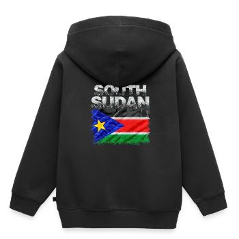 Sudan - Kids Premium Organic Hoodie - black - Back - AI Model Kid Male (0cm)