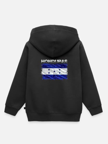 Honduras - Kinder Premium Organic Hoodie - Schwarz