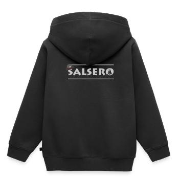 Salsa, Salsa tanzen, puerto rico - Sweat Premium à capuche enfant bio - noir - Dos - AI Model Kid Male (0cm)