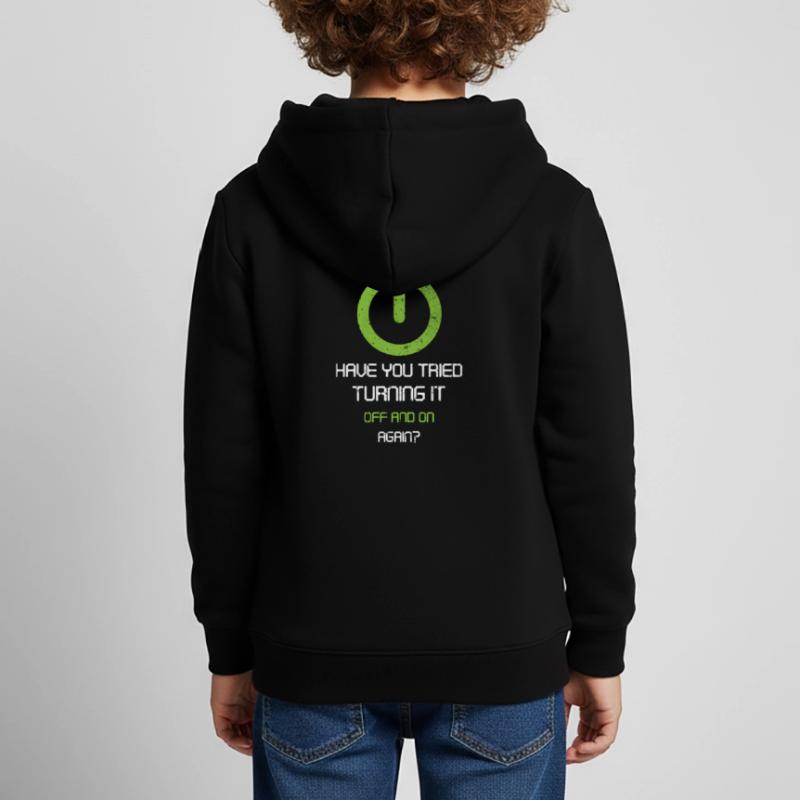 tech, tech desk, developer, Sweat Premium à capuche enfant bio