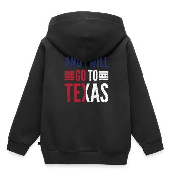 southern slang, southern slang texas sprache, - Kids Premium Organic Hoodie - black - Back - AI Model Kid Male (0cm)