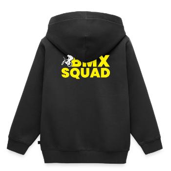 BMX - Squad - Kinder Premium Organic Hoodie - Schwarz - Hinten - AI Model Kid Male (0cm)