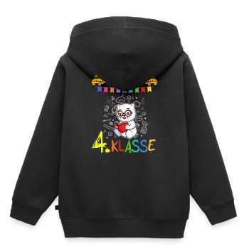 Team 4. Klasse Grundschule Viertklässler Schule - Kinder Premium Organic Hoodie - Schwarz - Hinten - AI Model Kid Male (0cm)