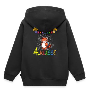 Team 4. Klasse Grundschule Viertklässler Schule - Kinder Premium Organic Hoodie - Schwarz - Hinten - AI Model Kid Male (0cm)