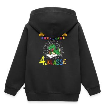 Team 4. Klasse Grundschule Viertklässler Schule - Kinder Premium Organic Hoodie - Schwarz - Hinten - AI Model Kid Male (0cm)