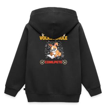Level Volksschule Complete Gaming Gamer 5. Klasse - Kinder Premium Organic Hoodie - Schwarz - Hinten - AI Model Kid Male (0cm)