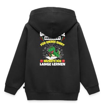 Grundschule Geschafft Abschluss Schüler 5. Klasse - Kinder Premium Organic Hoodie - Schwarz - Hinten - AI Model Kid Male (0cm)